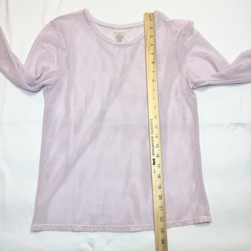 Negative Underwear Sheer Mesh Long Sleeve Layering Top M Fete Rave Fairy Indie - Picture 6 of 6
